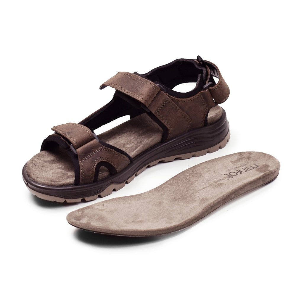 Produktbild 9 - Minfot Sandaler Burensvik Herr Nubuck Brun