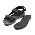 Minfot Burensvik Sandaler Herr Nubuck Svart