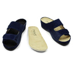 Minfot Skagen Sandaler Dam Stretch Navy