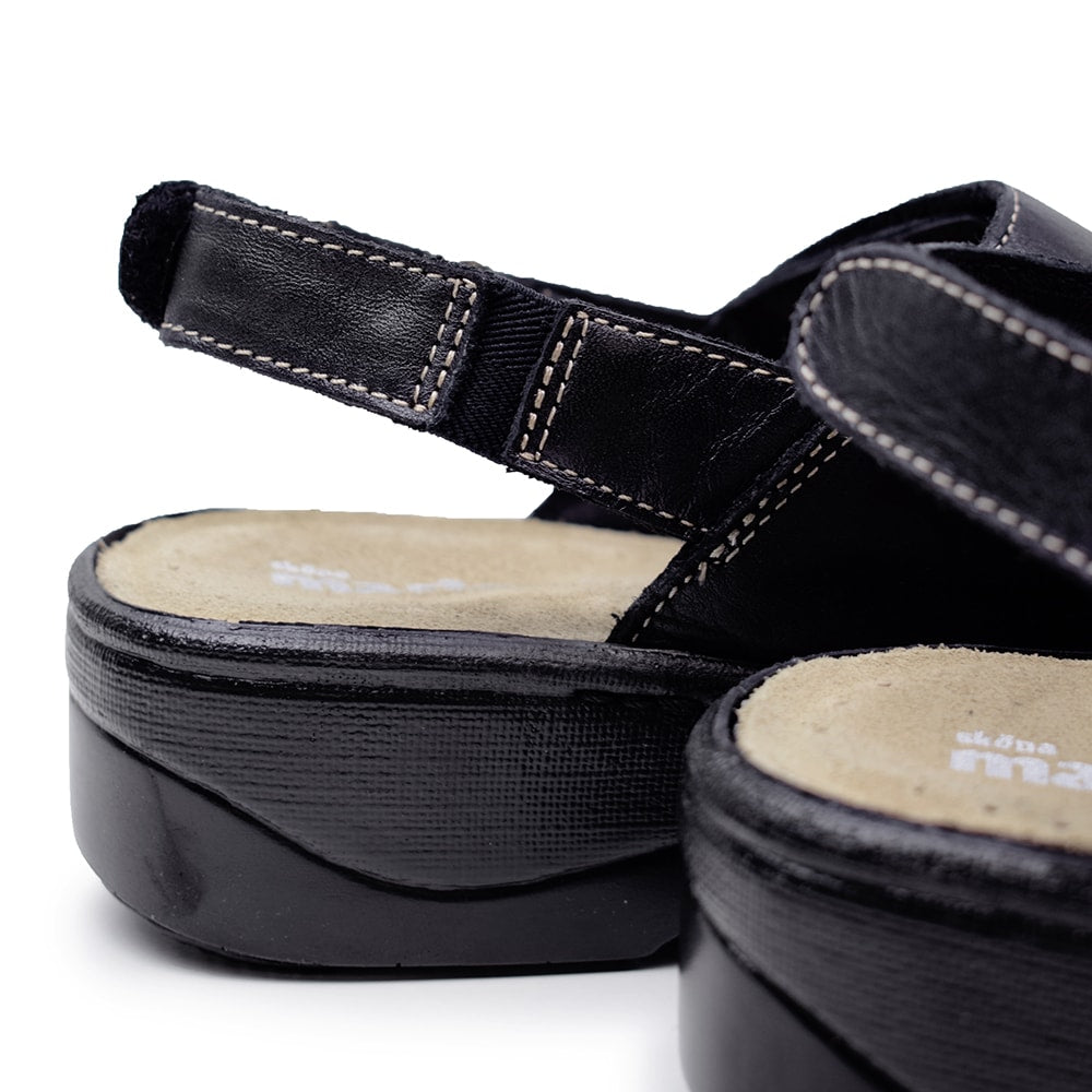 Tellus Sköna Marie Damsandaler Lola Svart