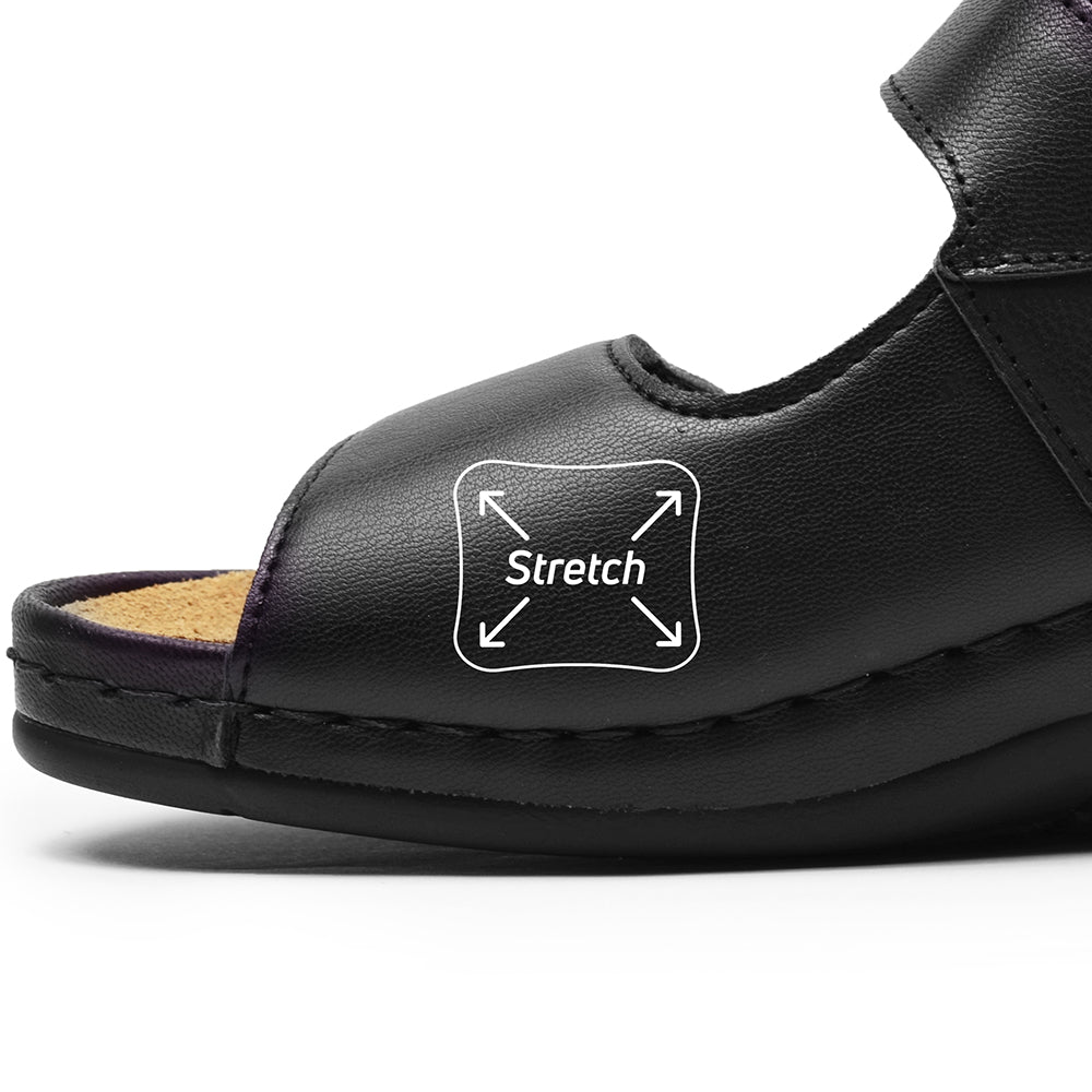 Minfot Sandaler Stretch Iris Hälrem Svart