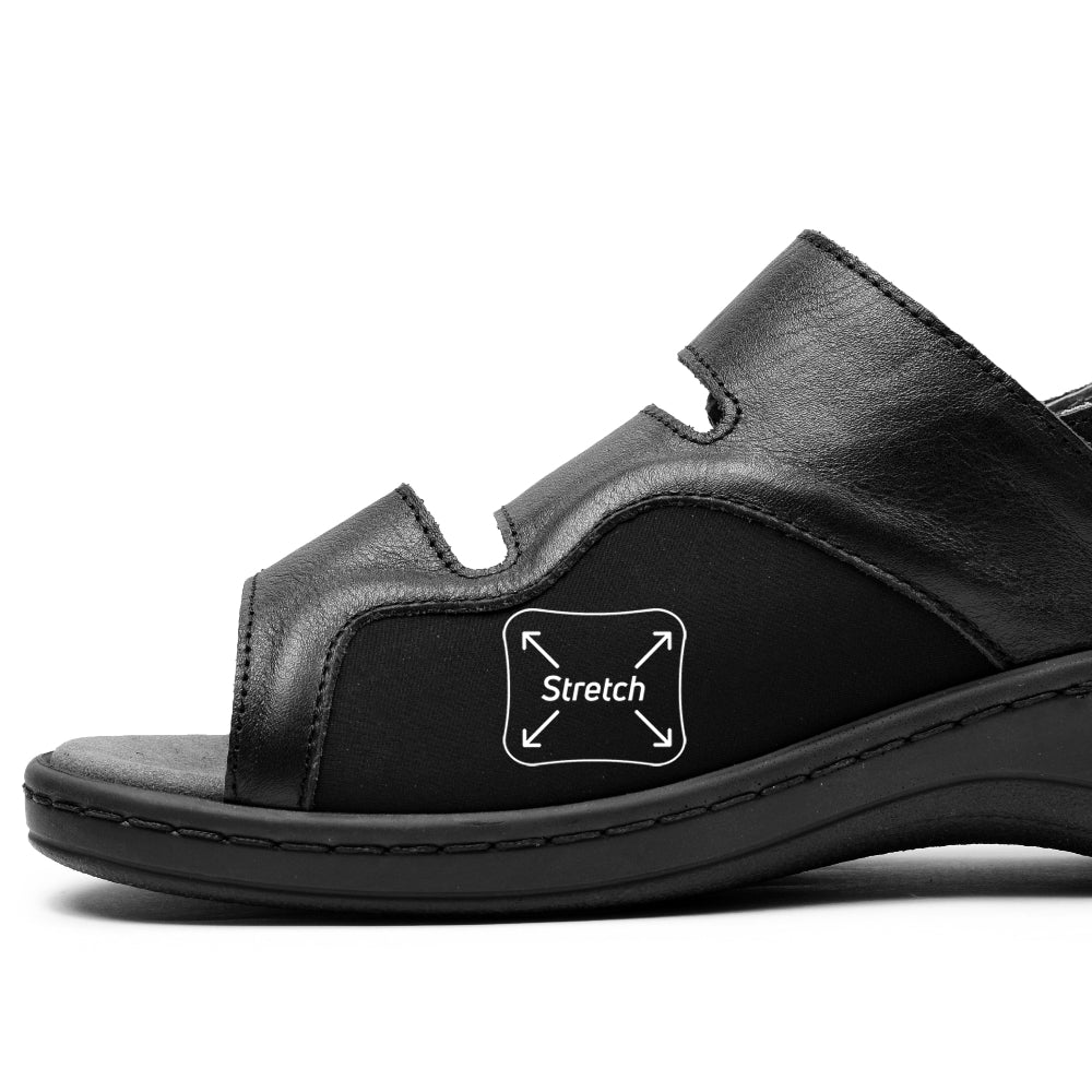 Produktbild 3 - Minfot Sandaler Hallux Valgus Dahlia Svart