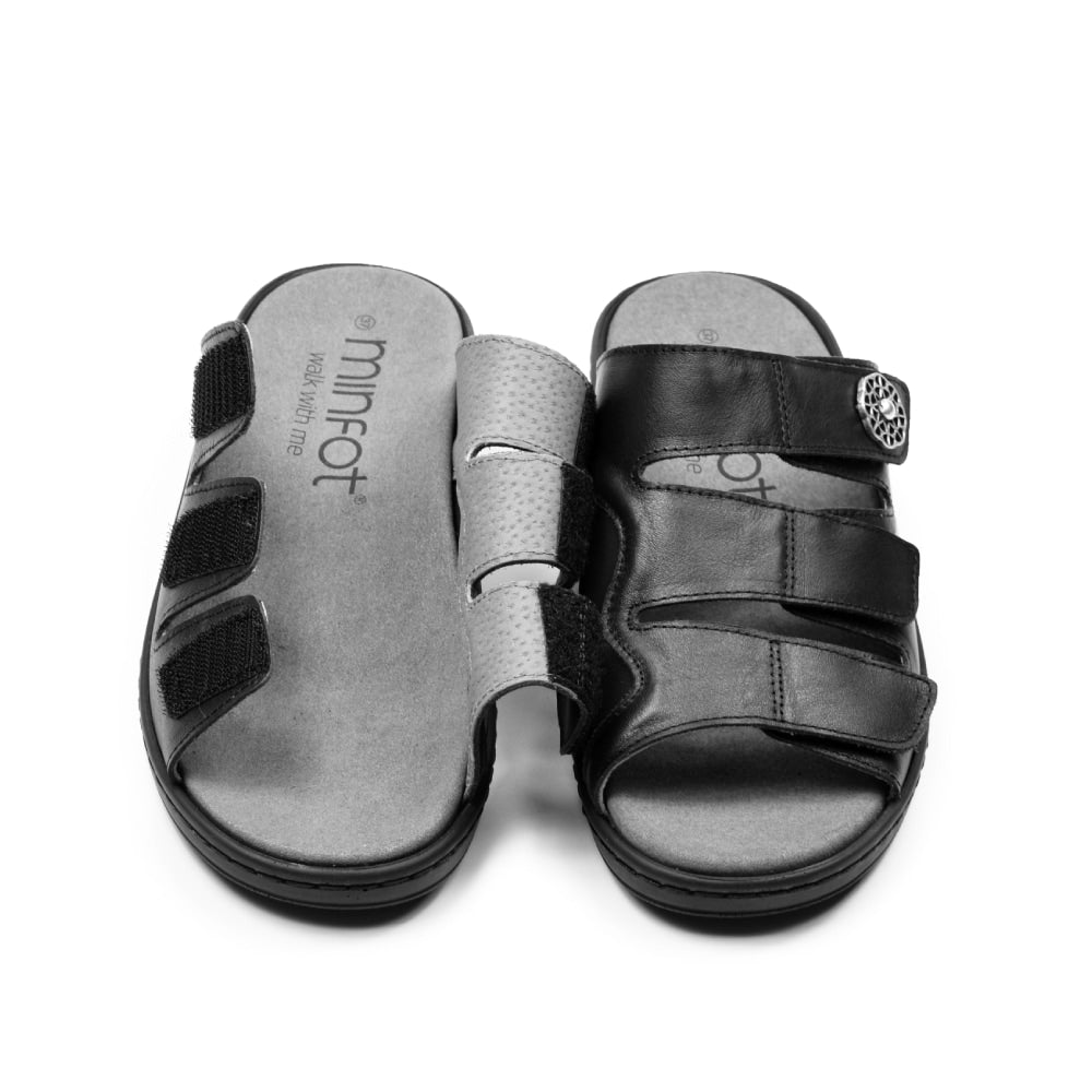 Minfot Sandaler Hallux Valgus Dahlia Svart
