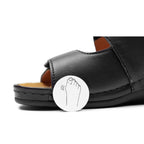 Minfot Petunia Sandaler Dam Stretch Svart