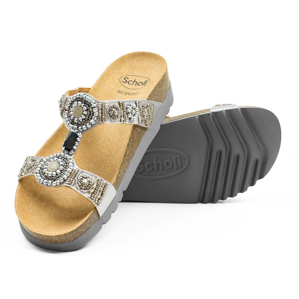 Scholl Sandaler Dam Bioprint Bogota Silver