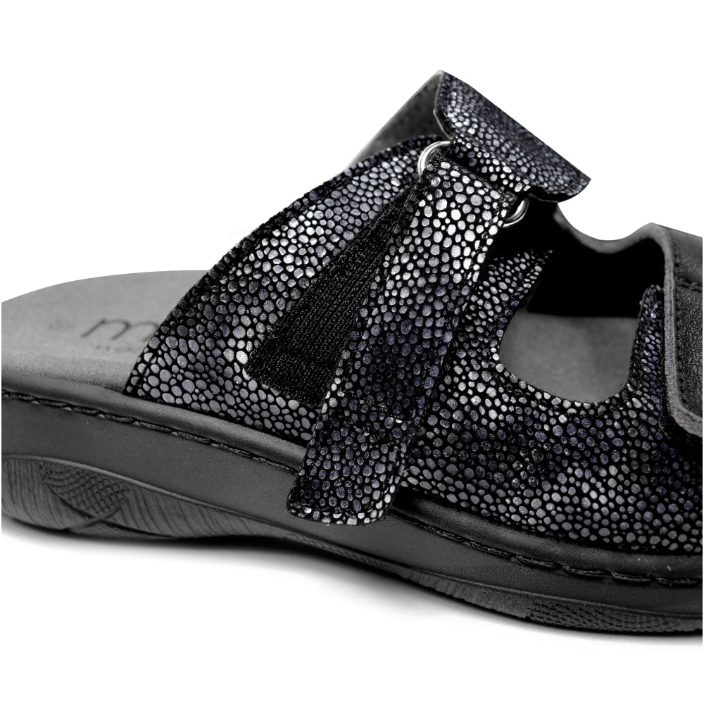 Produktbild 12 - Minfot Sandaler Stretch Granit Svart