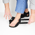Minfot Sandaler Justi Svart Mocka