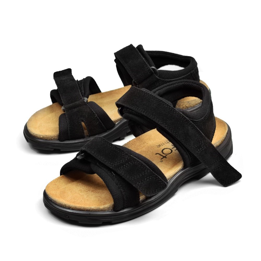 Produktbild 8 - Minfot Sandaler Flex Svart Mocka