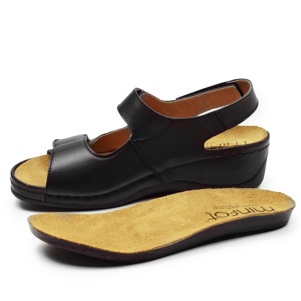 Minfot Sandaler Stretch Iris Hälrem Svart