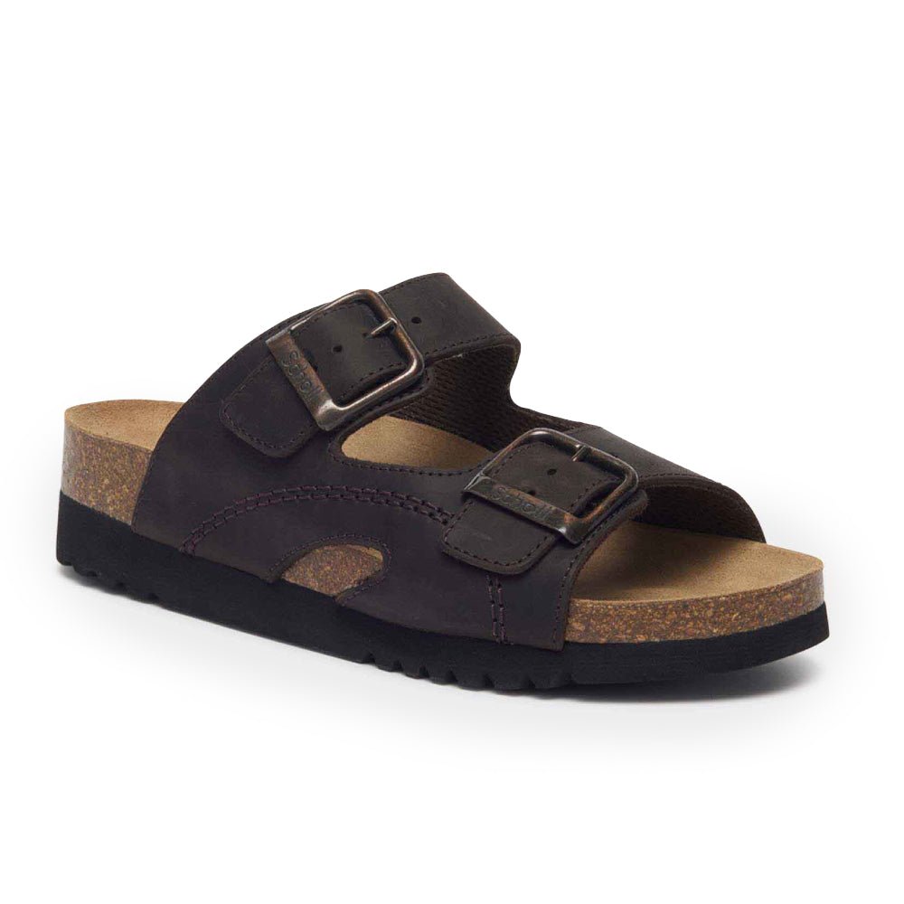 Scholl Sandal Dam Moldava Dk Brown