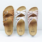 Scholl Sandaler Bioprint Ystad Dam Cognac