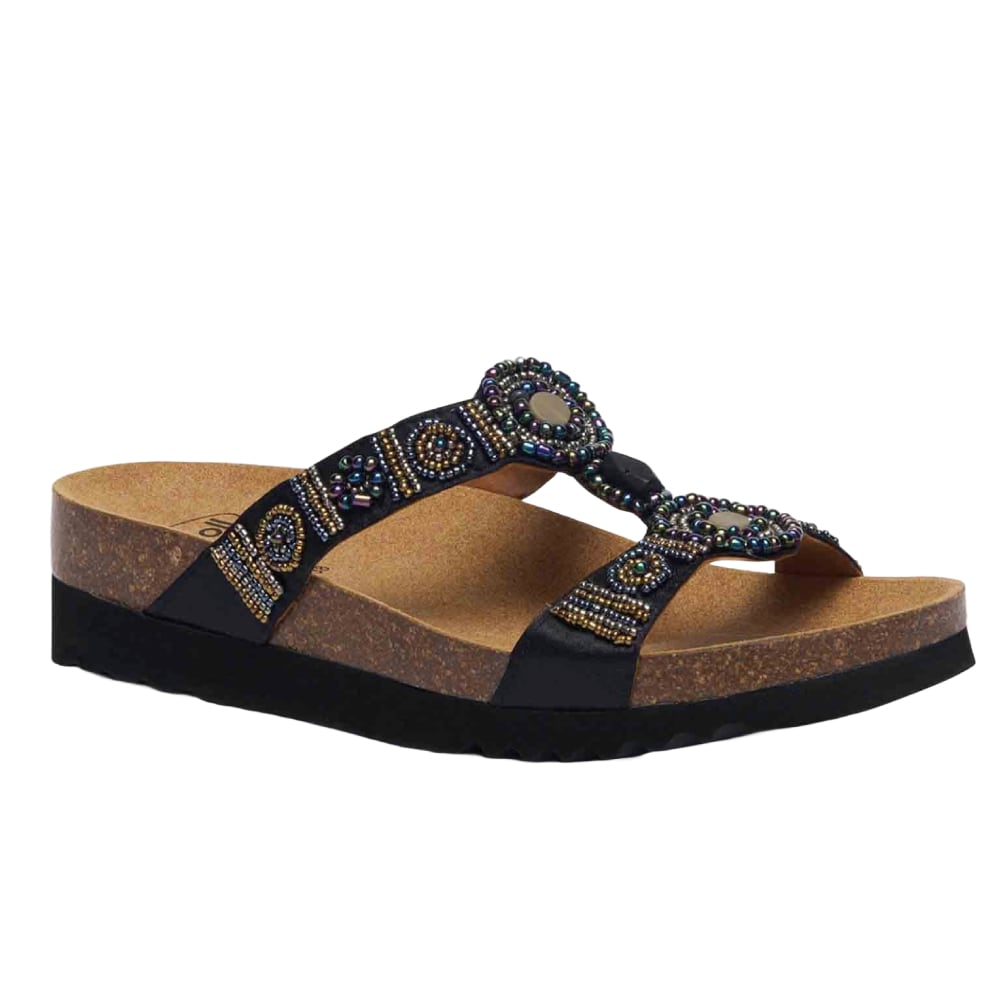 Scholl Sandaler Dam Bioprint Bogota  Svart