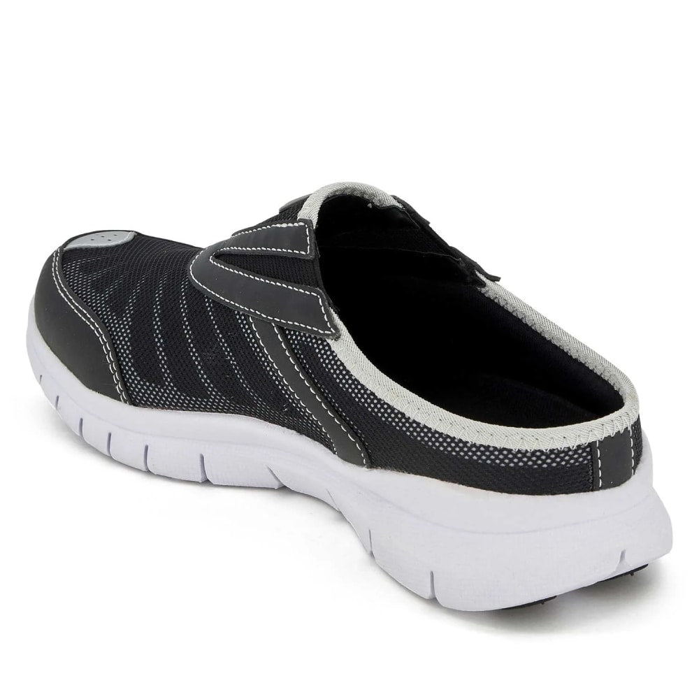 Scholl Jump Next Toffel Unisex Black Grey