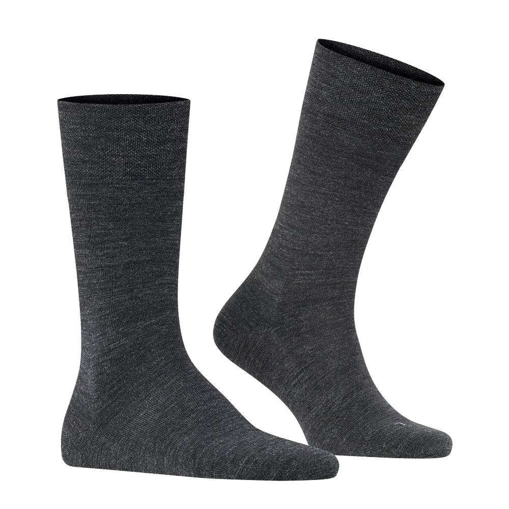 Falke Sensitive Berlin Strumpor Hem Grå Melange 1-pack