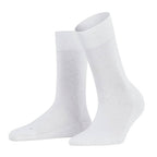 Falke Sensitive London Strumpor Bomull Dam Vit 1-pack