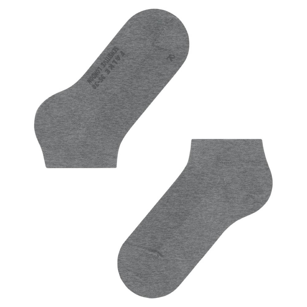 Falke Sensitive London Strumpor Sneaker Dam Ljusgrå 1-pack