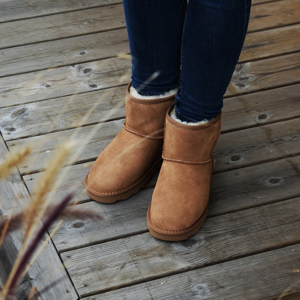 Rugged Gear Boots Fårskinn Classic Chestnut