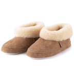 Shepherd Emmy Fårskinnstofflor Chestnut
