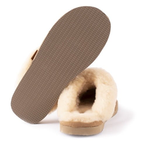 Produktbild 4 - Shepherd Jessica Fårskinnstofflor Chestnut