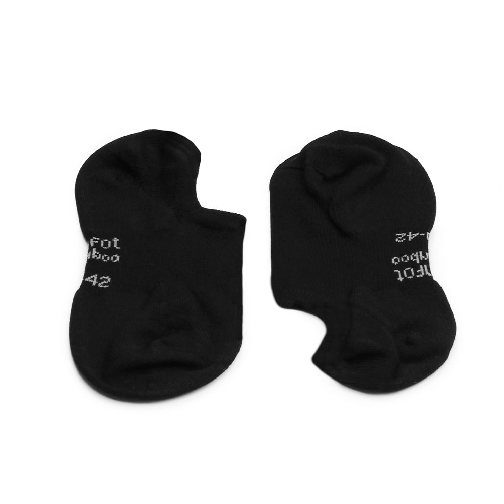 Minfot Ankelstrumpor Bambu svart 1-pack