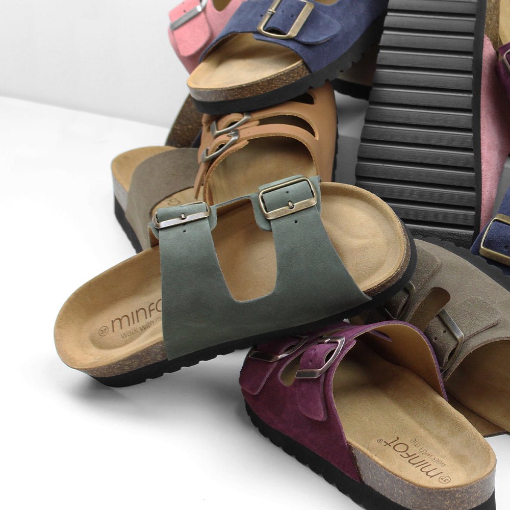 Produktbild 9 - Minfot Sandaler Moa Mocka Grön