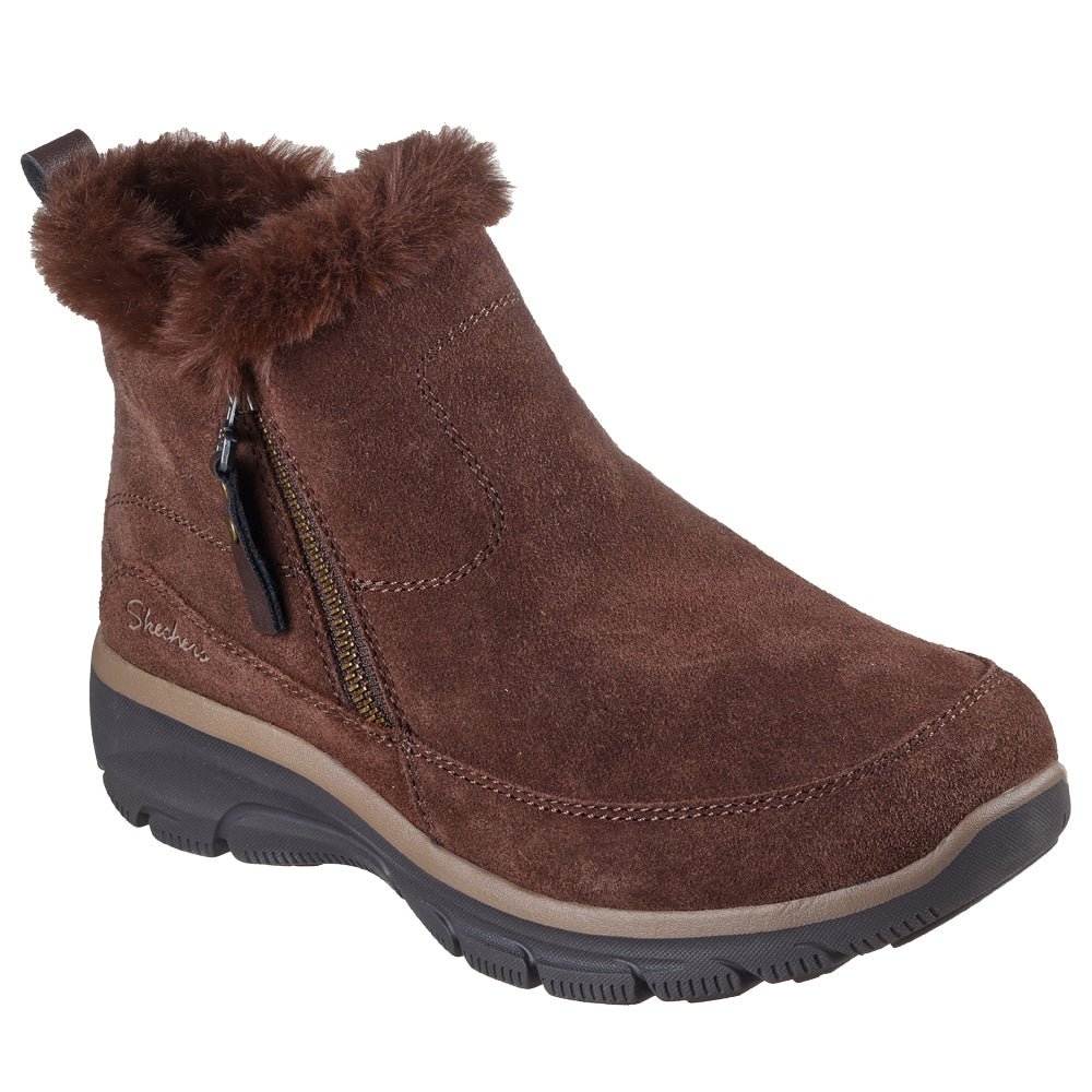 Produktbild 3 - Skechers Womens Boots Relaxed Fit Cool Zip Chocolate
