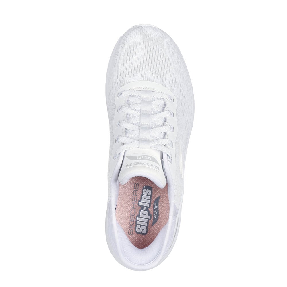 Skechers Womens Arch Fit 2.0 Slip-Ins White