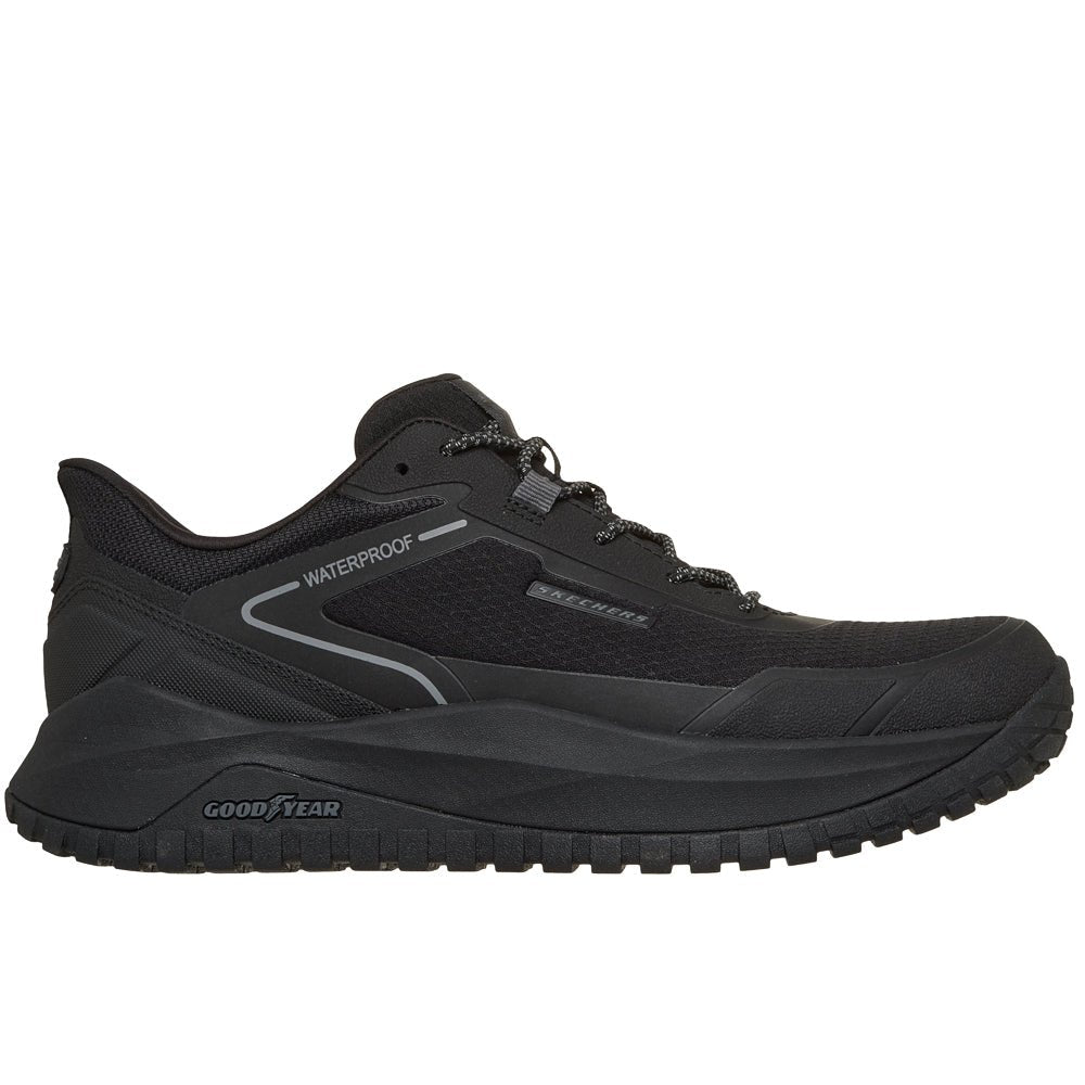 Skechers Badger Sneakers Herr Vattentäta Slip-Ins Svart