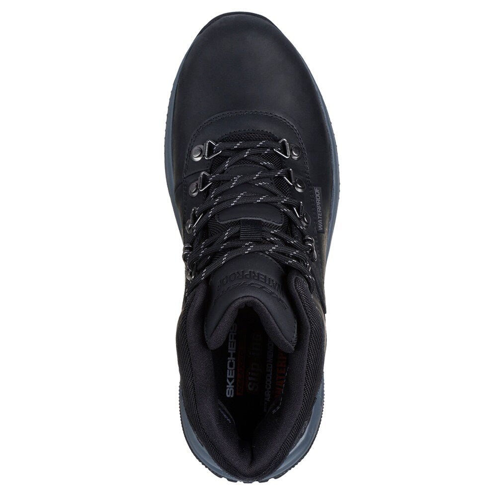 Produktbild 3 - Skechers Mens Boots Relaxed Fit Waterproof Slip-Ins Black