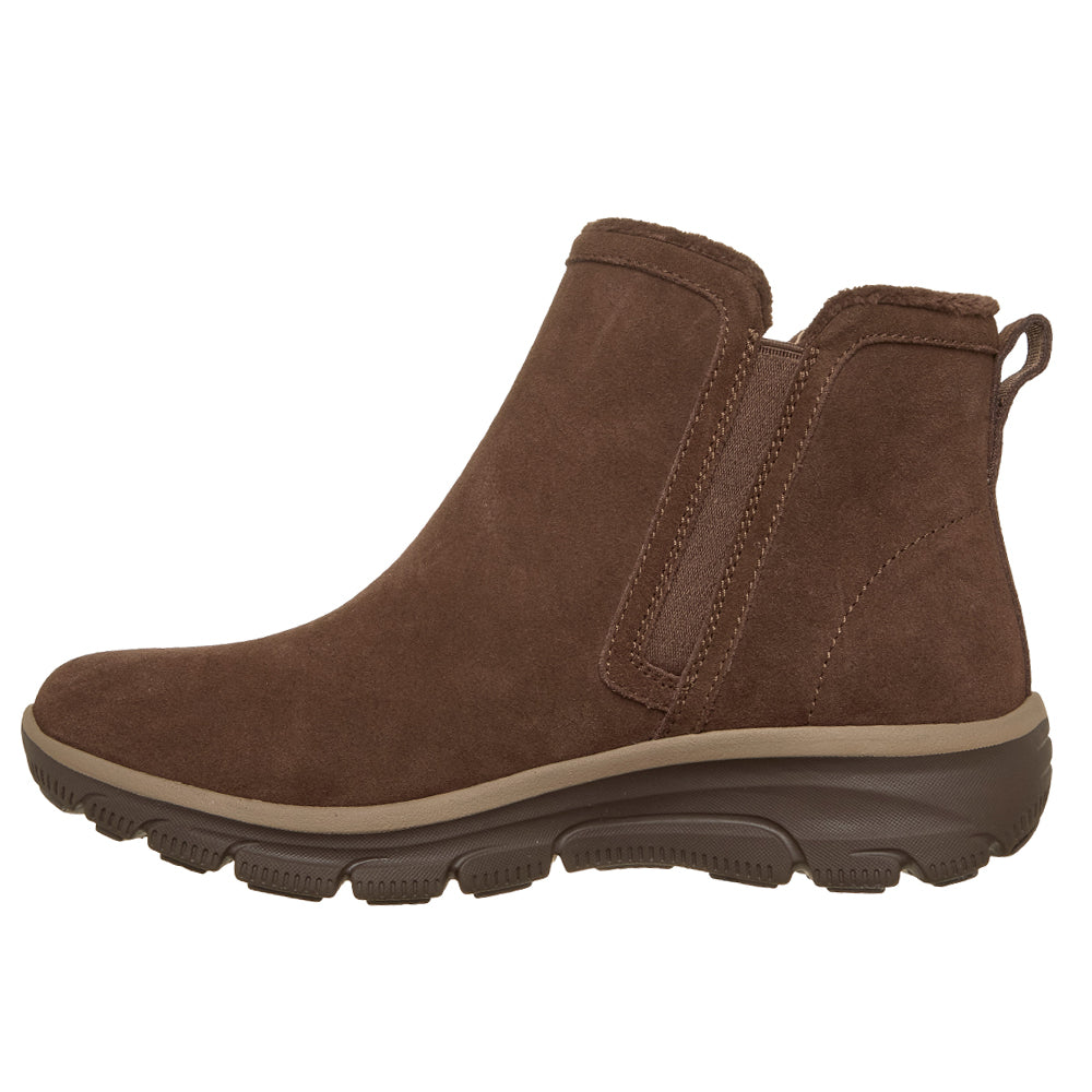 Skechers Easy Going Boots Zip Dam Brun