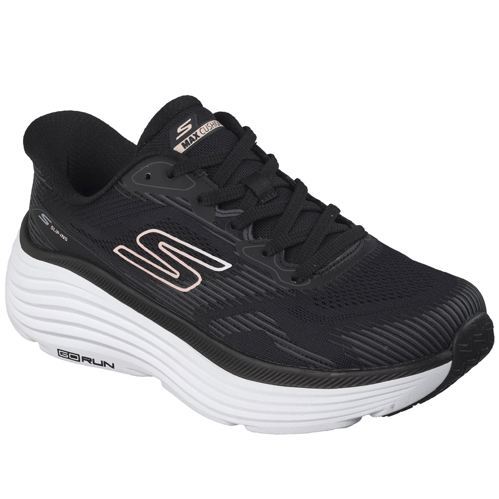 Skechers Max Cushioning Endeavour Slip-Ins Black White