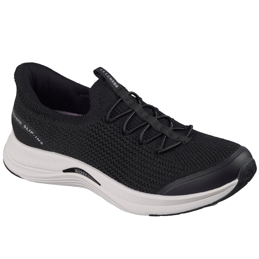 Skechers Arch Fit Vista 2.0 Primavera Slip-Ins Black White