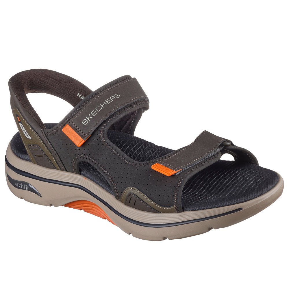 Skechers Sandaler Go Walk Slip-Ins Arch Fit 2.0 Herr Olive