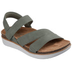 Skechers Lifted Comfort Sandaler Dam Olive