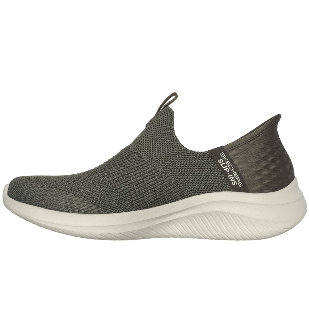Skechers Womens Ultra Flex 3.0 Slip-Ins Olive