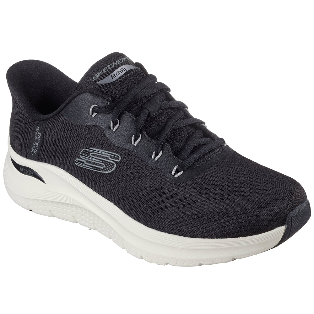 Skechers Mens Sneakers Slip-Ins Arch Fit 2.0 Lestur Black