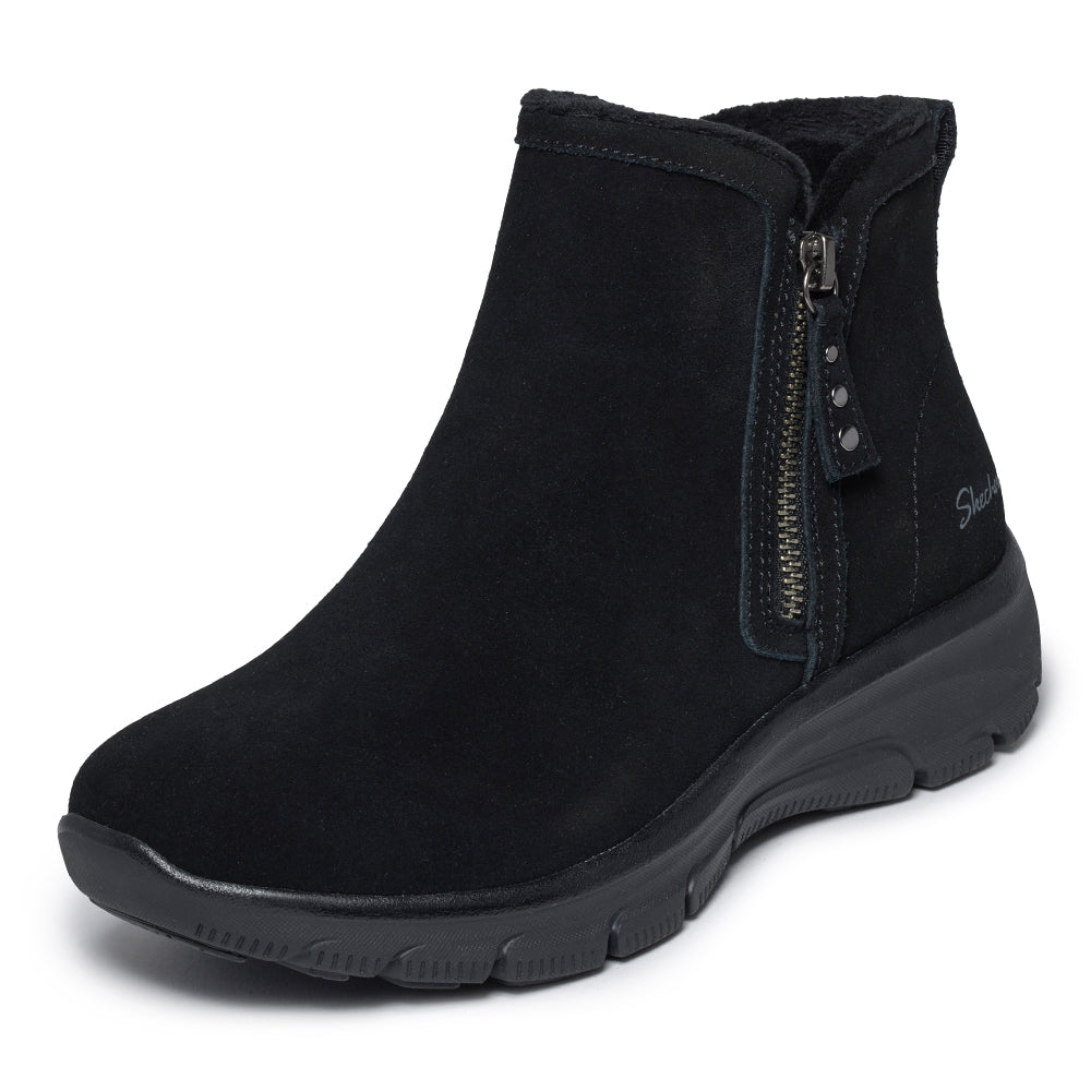 Skechers Easy Going Boots Zip Dam Svart