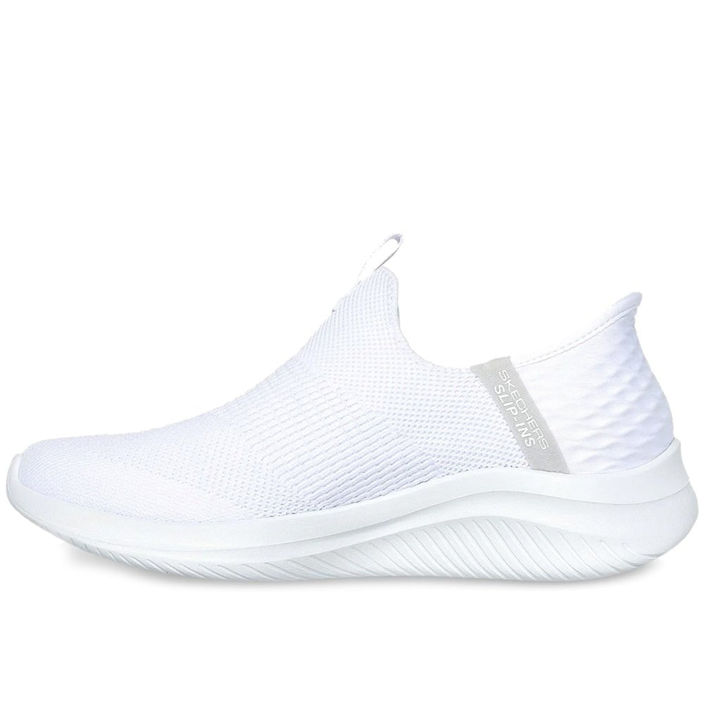 Skechers Womens Ultra Flex 3.0 Slip-Ins White