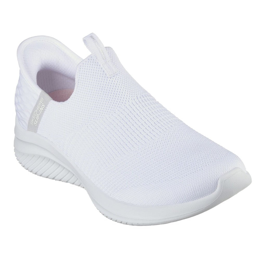Skechers Womens Ultra Flex 3.0 Slip-Ins White