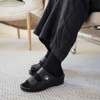 Minfot Petunia Sandaler Dam Stretch Svart