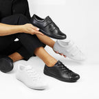 Minfot Aveny Sneaker Dam Skinn Svart