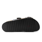 Minfot Sandaler Mjuk Bio Tropical Flowers Svart