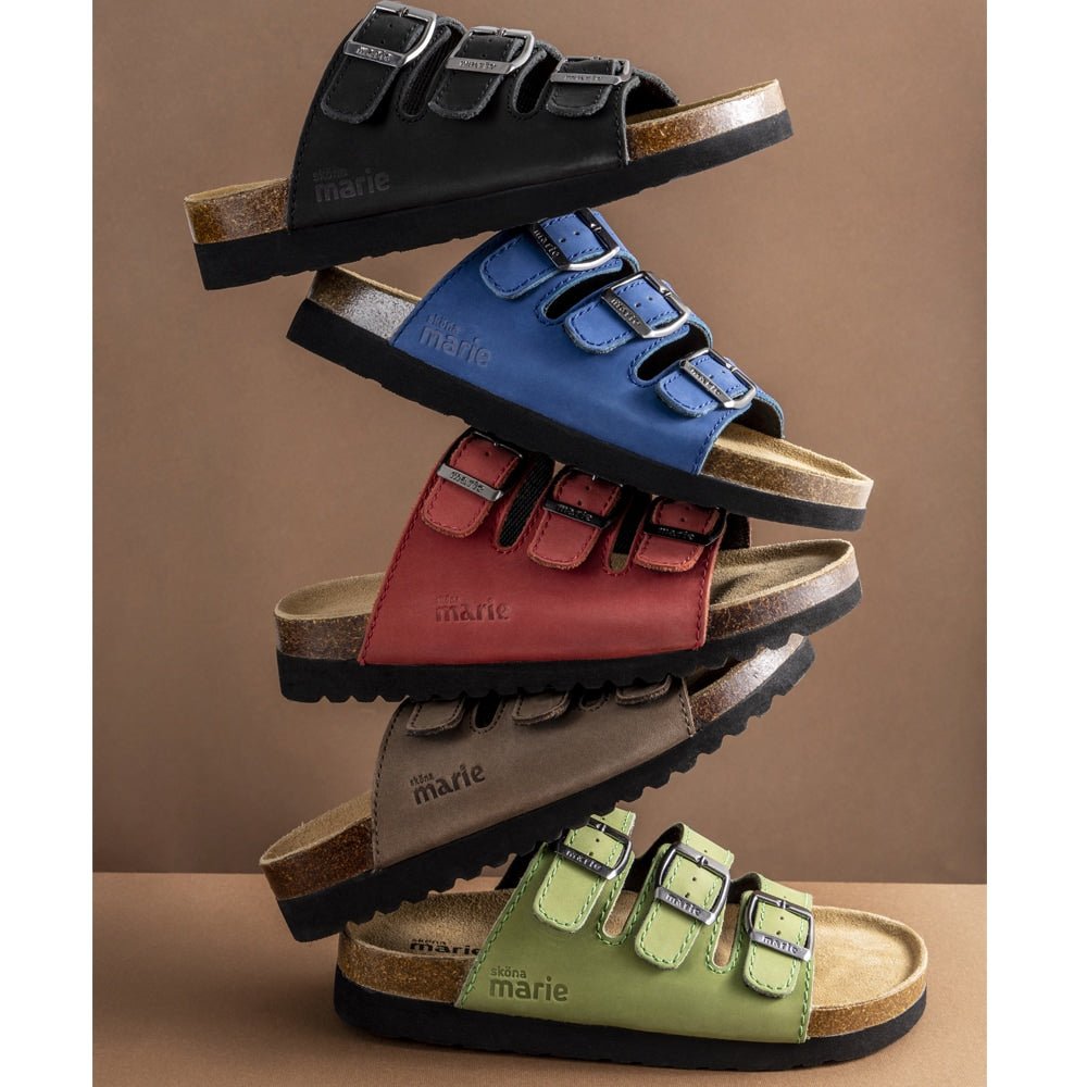 Sköna Marie Damsandal Shell Red