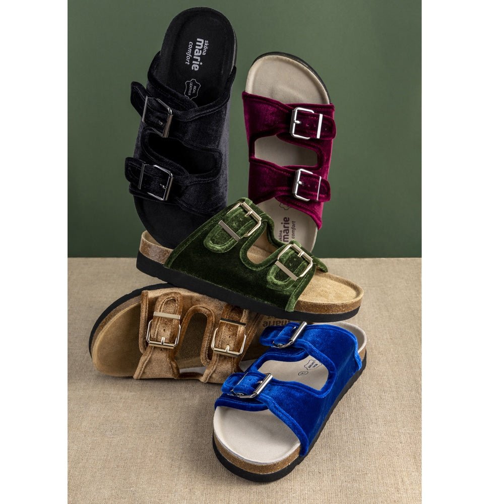 Sköna Marie Sandaler Adele Svart