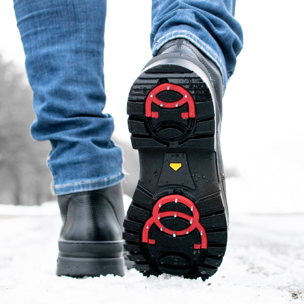 Minfot Dubbskor Kalix Skinn Ull Svart