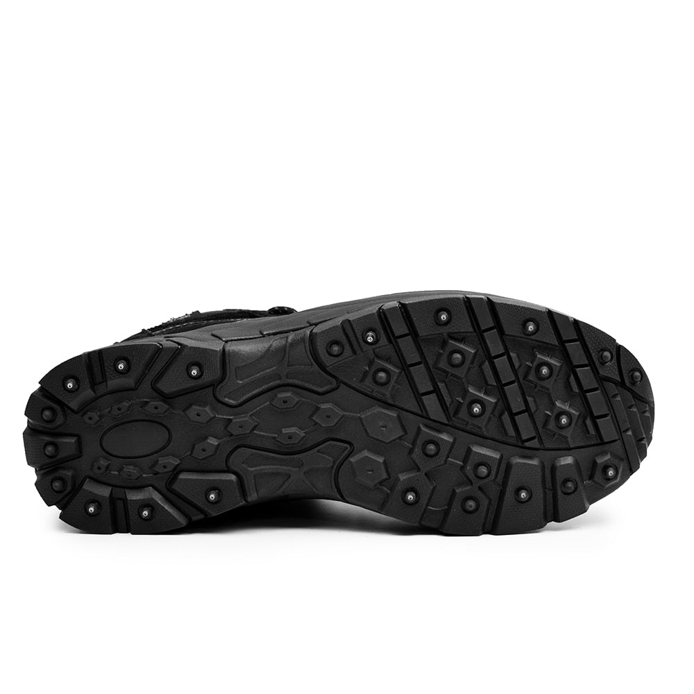 Minfot Snowgrip Dubbskor Vattentät Svart