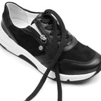 Minfot Softrole Lux Sneakers Dam Stretch Svart