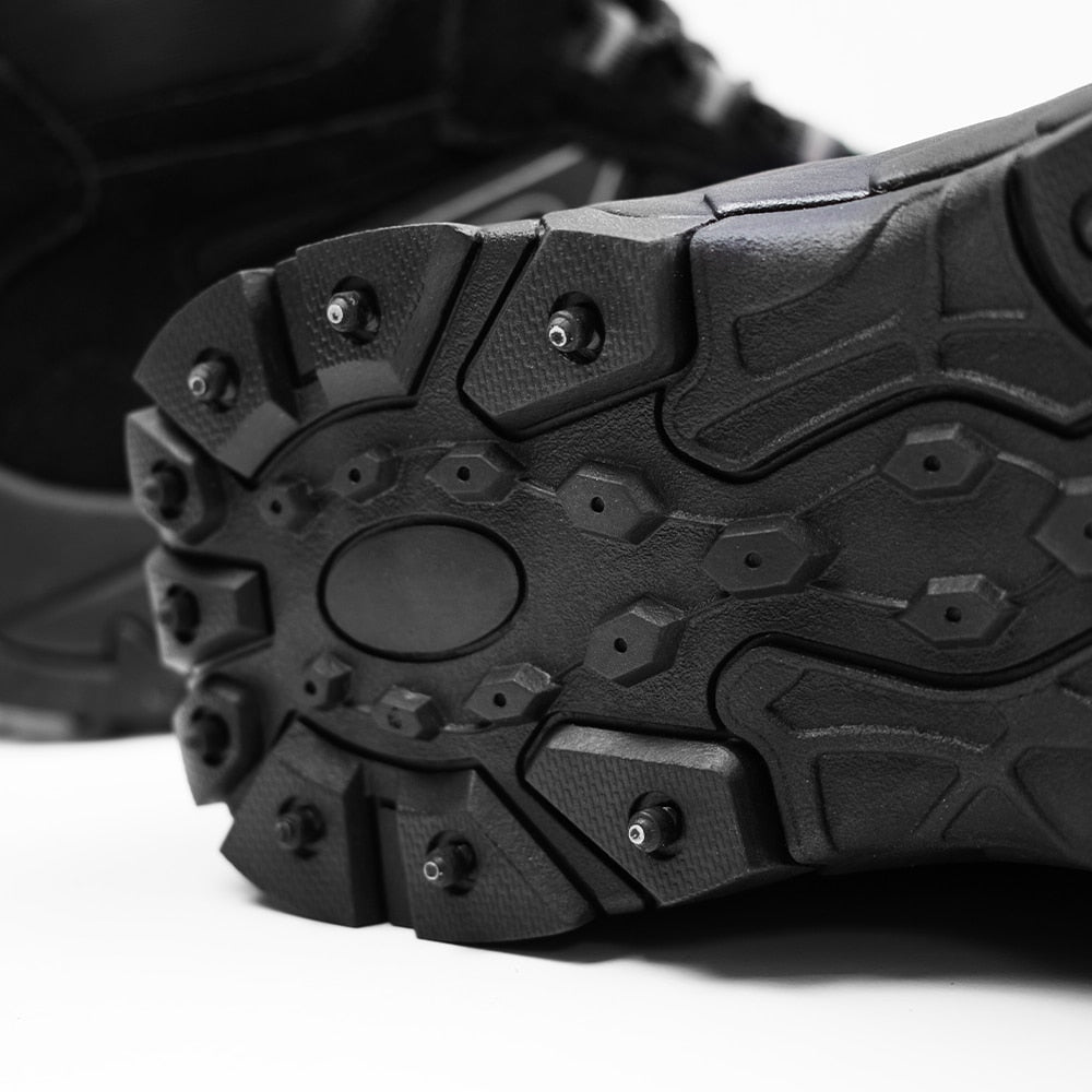 Minfot Snowgrip Dubbskor Vattentät Svart