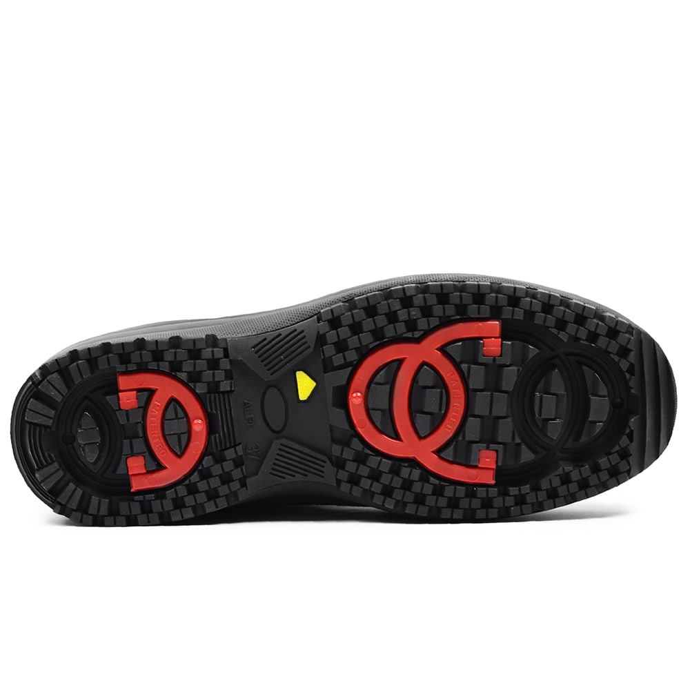 Minfot Dubbskor Boden Mocka Ull Mörkgrön