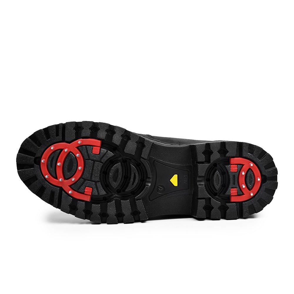 Minfot Dubbskor Haga Skinn Ull Svart